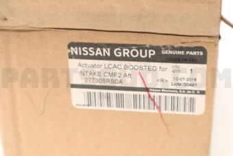 277305RB0A ACTUATOR AIR INTAKE BOX