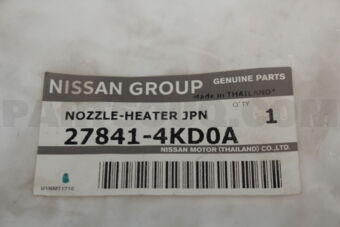 278414KD0A NOZZLE-HEATER JPN