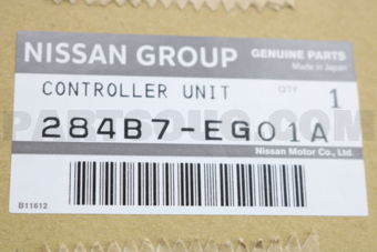 284B7EG01A CONTROLLER UNIT-IPDM ENGINE ROOM