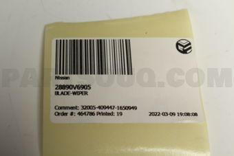28890V6905 BLADE-WIPER