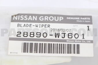 28890WJ601 BLADE ASSY-WINDSHIELD WIPER