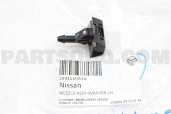 289311HA3A NOZZLE ASSY-WASHER,LH