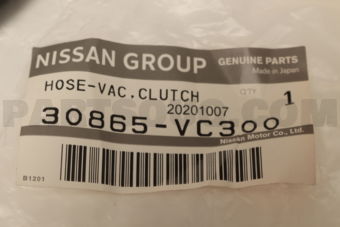 30865VC300 HOSE-VACUUM,CLUTCH