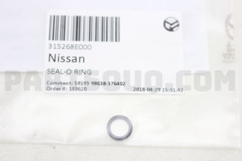 315268E000 SEAL-O RING