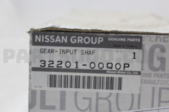 3220100Q0P GEAR-INPUT SHAFT
