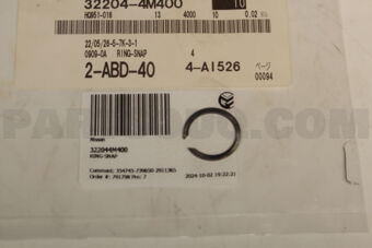 322044M400 RING-SNAP
