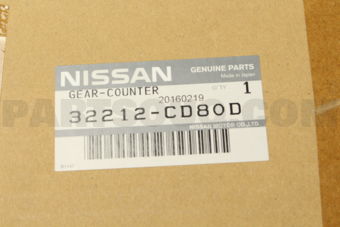 32212CD80D GEAR-COUNTER