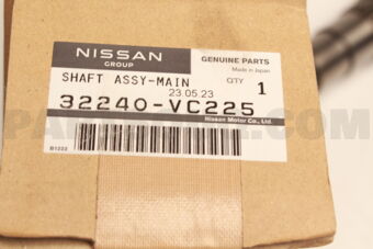 32240VC225 SHAFT ASSY-MAIN