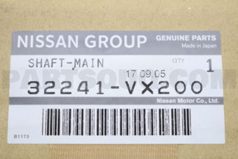 32241VX200 SHAFT-MAIN