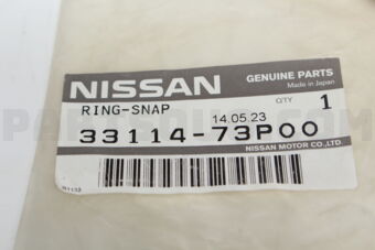 3311473P00 RING-SNAP,MAIN GEAR