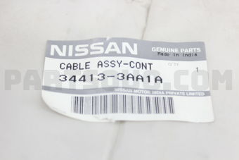 344133AA1A CABLE ASSY-CONTROL,MANUAL TRANSMIS