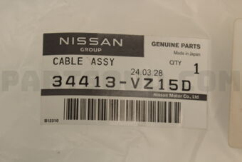 34413VZ15D CABLE ASSY