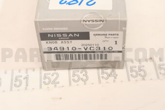 34910VC310 KNOB ASSY-CONTROL LEVER,AUTO