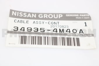 349354M40A CABLE ASSY-CONTROL