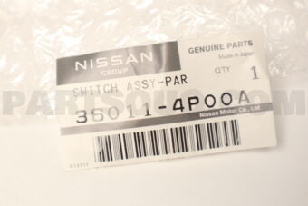 360114P00A SWITCH ASSY-PARKING BRAKE LAMP