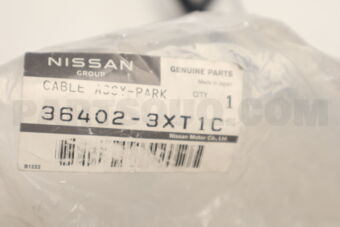 364023XT1C CABLE ASSY PARK