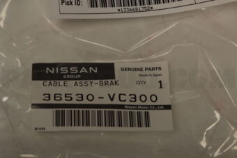 36530VC300 CABLE ASSY-BRAKE,REAR RH