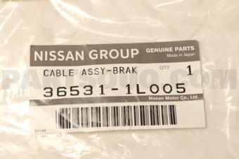 365311L005 CABLE ASSY-BRAKE,REAR LH