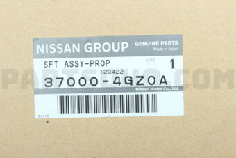 370004GZ0A SHAFT ASSY PROP