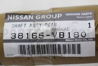 38165VB180 SHAFT ASSY-REAR AXLE