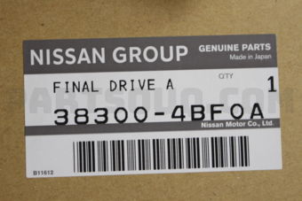 383004BF0A FINAL DRIVE ASS