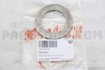 384248S112 WASHER-THRUST,SIDE GEAR