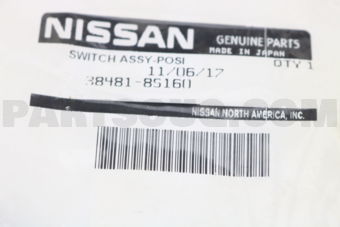 384818S160 SWITCH ASSY-POSITION