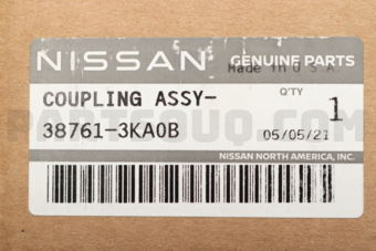 387613KA0B COUPLING ASSY - ELECTRIC