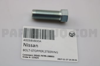 40038VB00A BOLT-STOPPER,STEERING