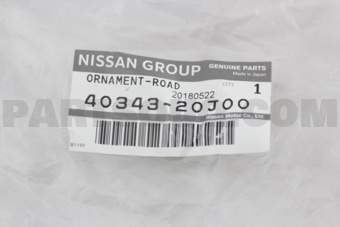 4034320J00 Nissan ORNAMENT-DISC WHEEL