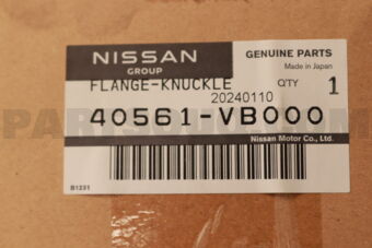 40561VB000 FLANGE-KNUCKLE,RH