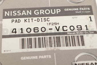 41060VC091 PAD KIT-DISC BRAKE