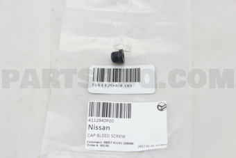 4112940F00 CAP-BLEEDER