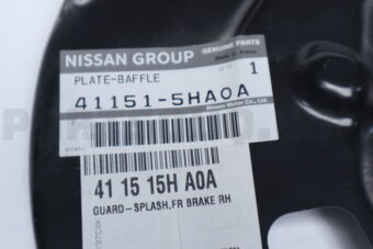 411515HA0A PLATE-BAFFLE