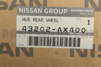 43202AX400 HUB REAR WHEEL