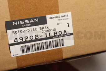 432061LB0A ROTOR-DISC BRAKE,REAR