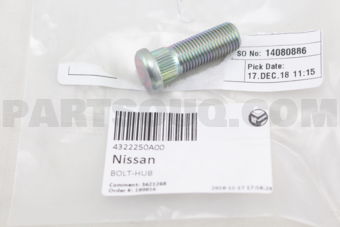 4322250A00 BOLT-HUB