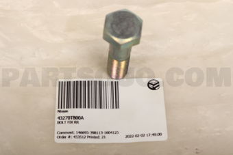 43270T800A BOLT FIX RR