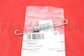 4409147L10 SPRING-RETURN,REAR BRAKE SHOE