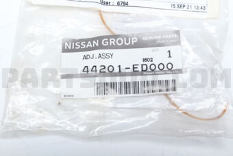44201ED000 ADJUSTER ASSY-REAR BRAKE,LH