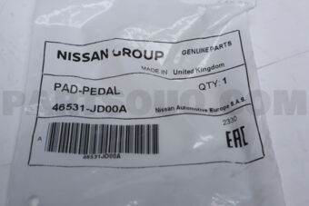 46531JD00A Nissan PAD-PEDAL