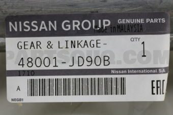 48001JD90B GEAR & LINKAGE-STEERING