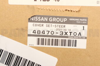 484703XT0A Nissan COVER SET-STEER
