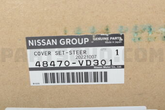 48470VD301 COVER SET-STEERING COLUMN