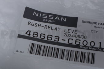 48663C6001 BUSH-IDLER ARM