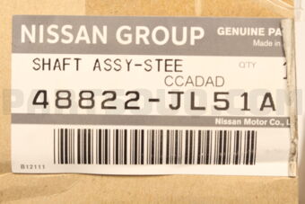 48822JL51A SHAFT ASSY-STEERING COLUMN,LOWER