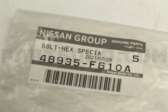 48935F610A BOLT-HEX SPECIA