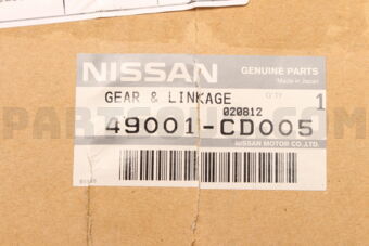 49001CD005 GEAR &amp; LINKAGE
