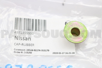 4972855S00 CAP-RUBBER