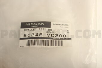 50246VC200 BRACKET ASSY-BUMPER MOUNTING,RH